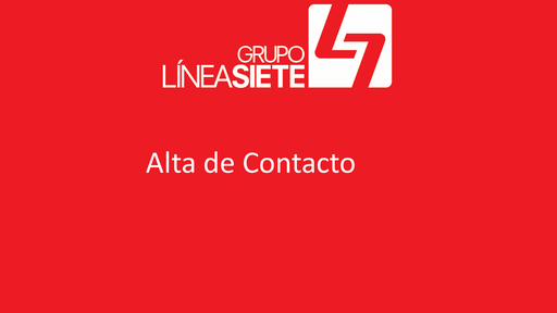 01 - Alta de Contacto